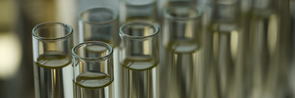 Will CBD show on a drug test? - Close up of vials in a lab